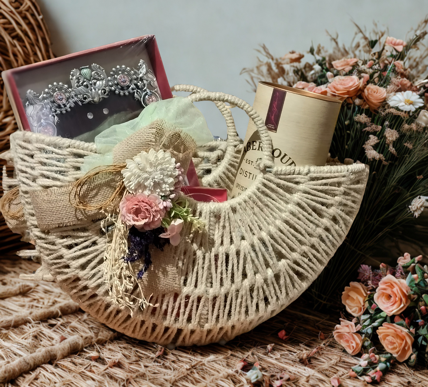 The Jute Elegance — Boho Wedding Hamper